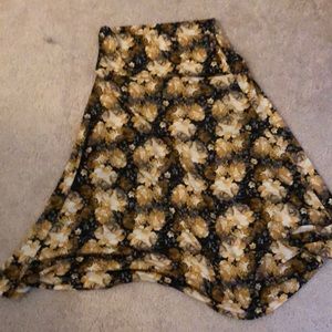 Lula roe floral skirt